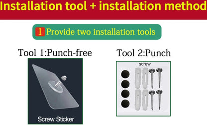 No Drill Behind Door Storage Hooks