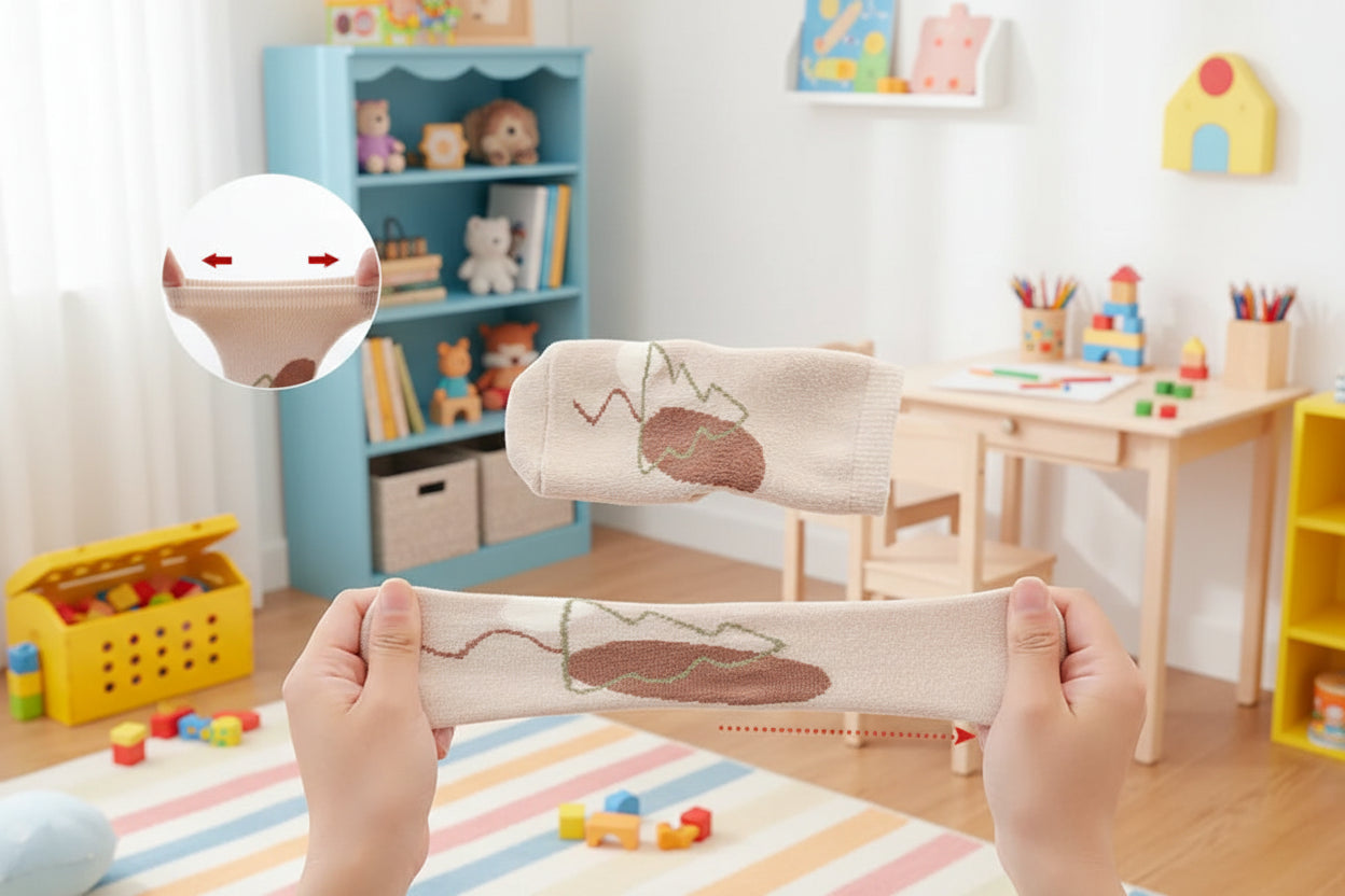 5Prs Mid-Tube Cool Animals Socks With Grips