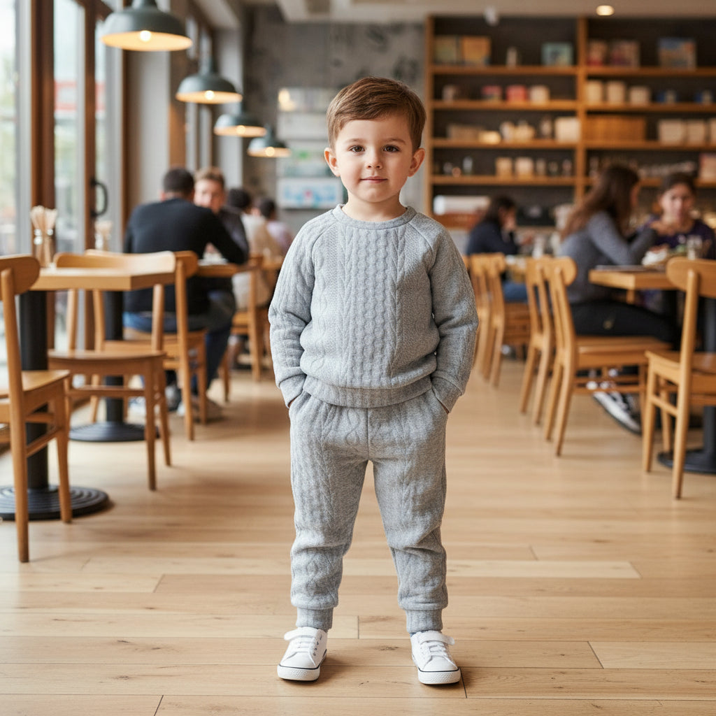 Ensembles bébé : sweat-shirts à manches longues + pantalons
