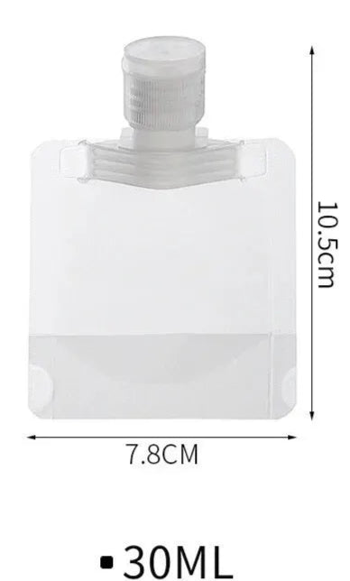 10 قطع من العبوات الفرعية المحمولة السميكة