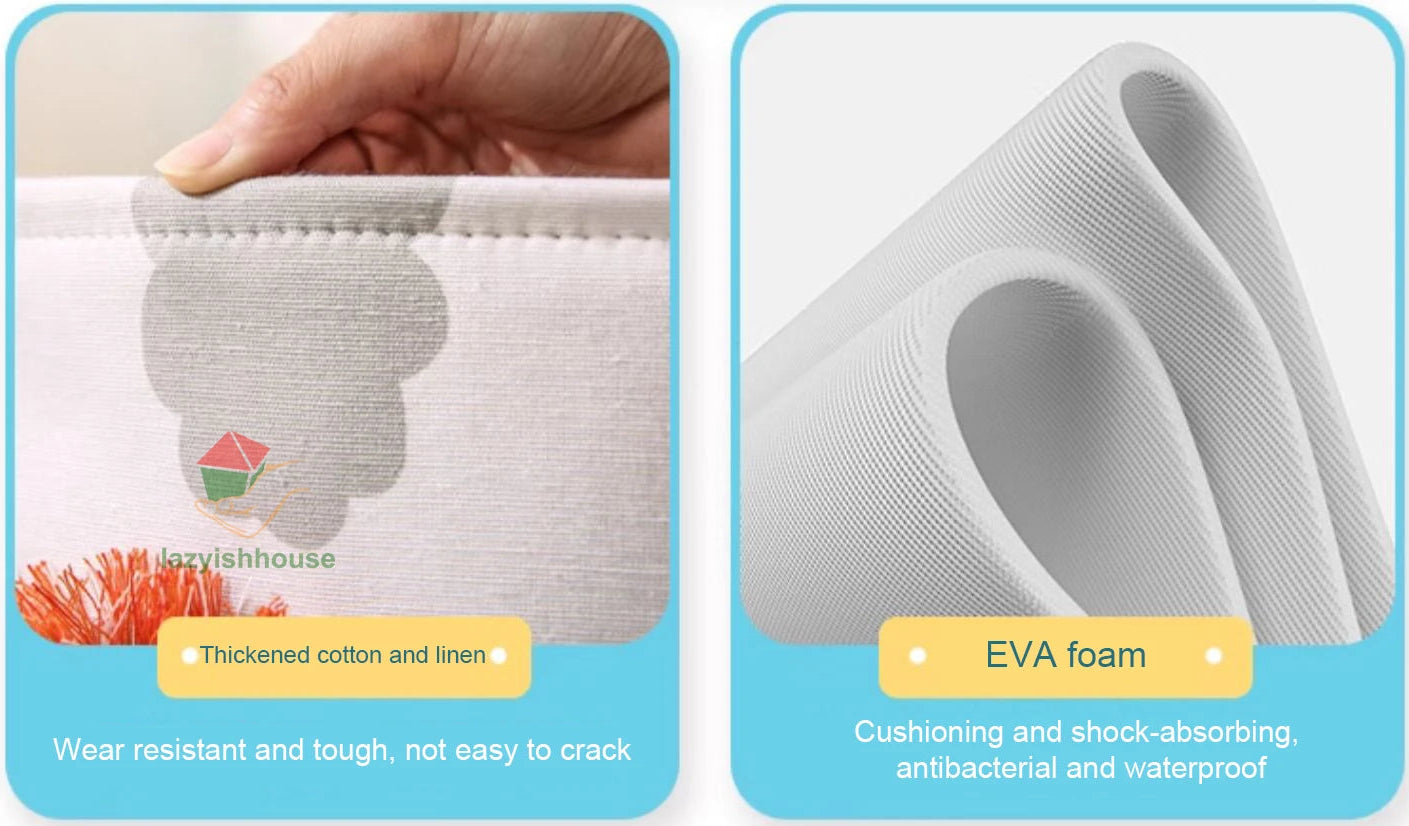 Folding Linen Storage Baskets With Handle