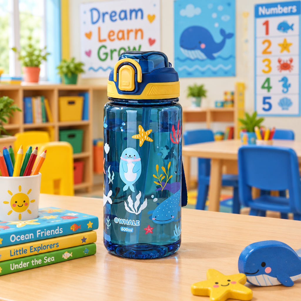 Cartoon Pattern Water Bottles