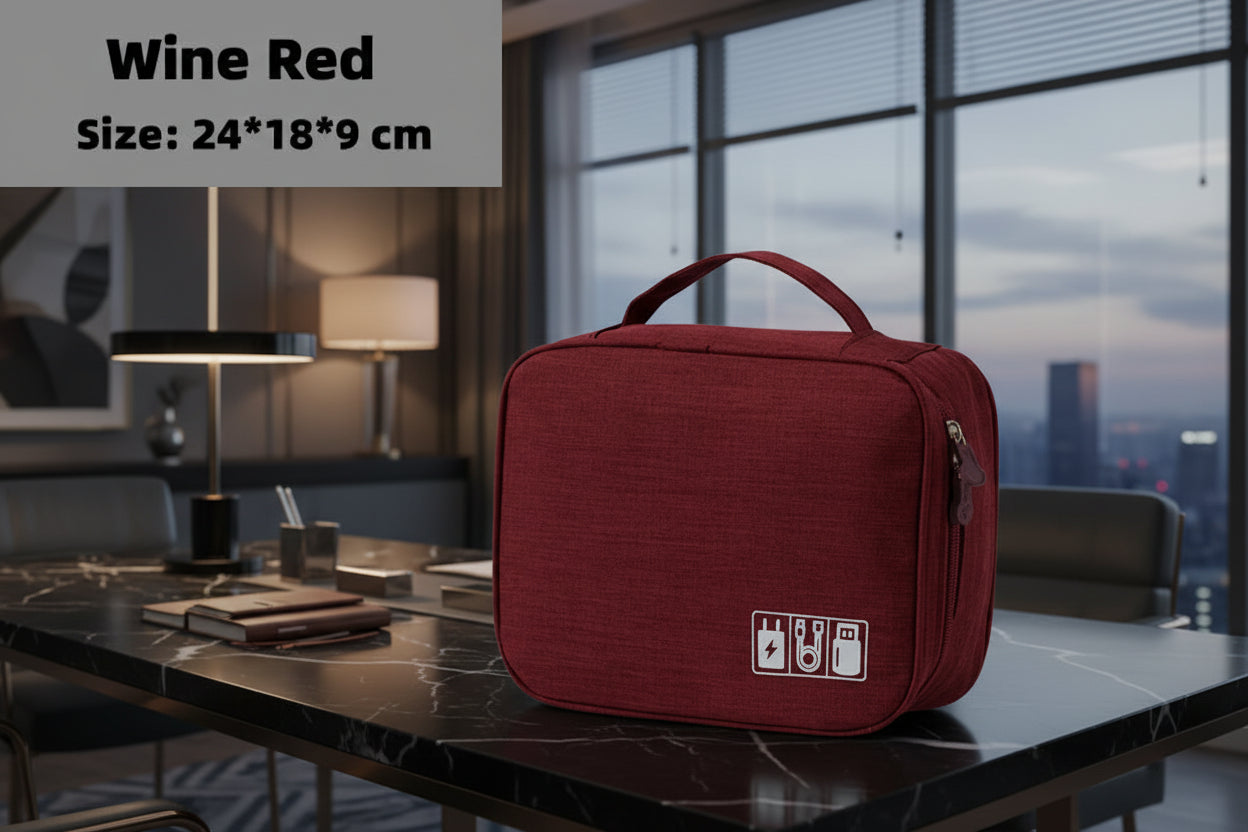 Digital Electronic Cables Storage Cases