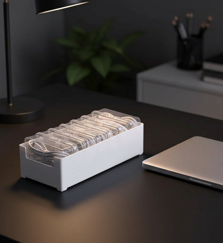 7 In 1 Cable Organizer Boxes