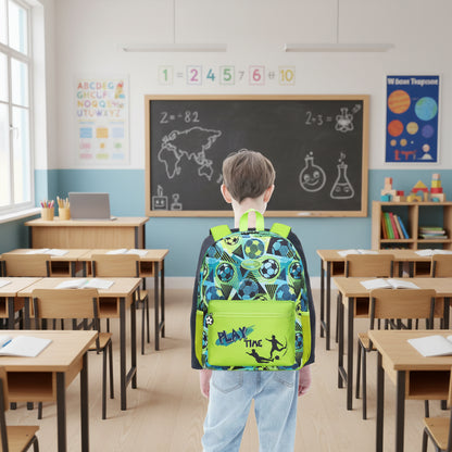 Boys School Backpack With Lunch Box and Pen Case