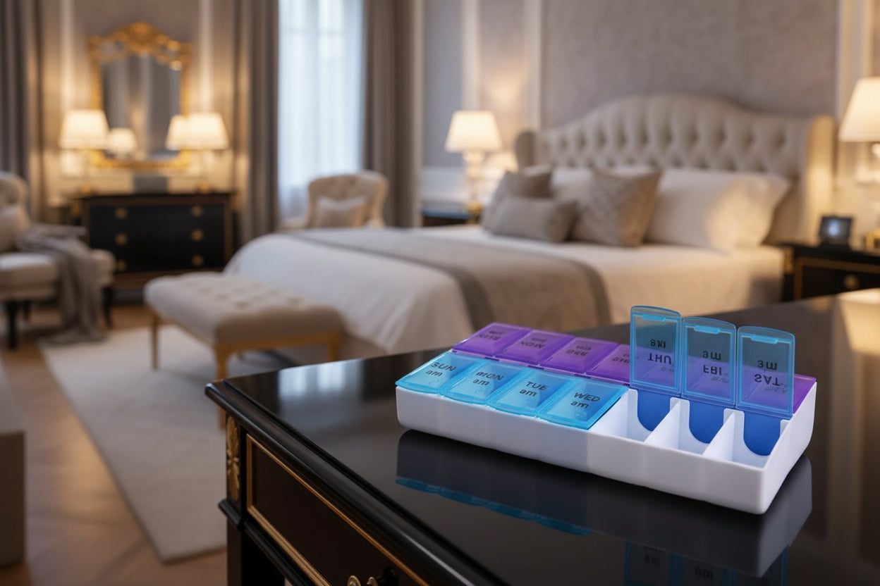 Small/Big 7 Days Portable Pill Organizers