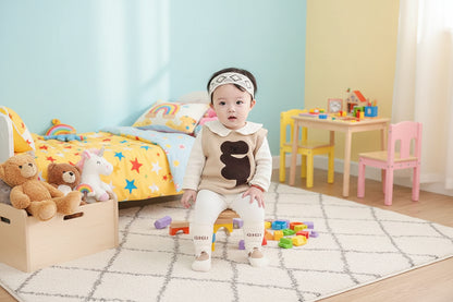 5Prs Mid-Tube Cool Animals Socks With Grips