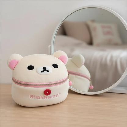 Bear Plush Cosmetic Bags