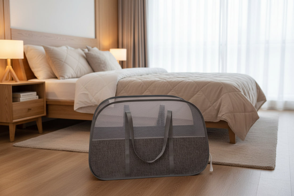 Mesh Pop-Up Laundry Baskets