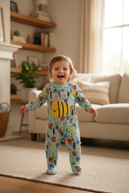 Cute Cotton Long Sleeve Rompers