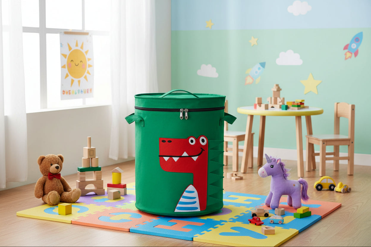 Cartoon Animals Large Capacity Storage Baskets