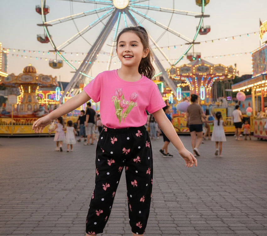 Girl Cute Fashionable Sweatshirts + Pants