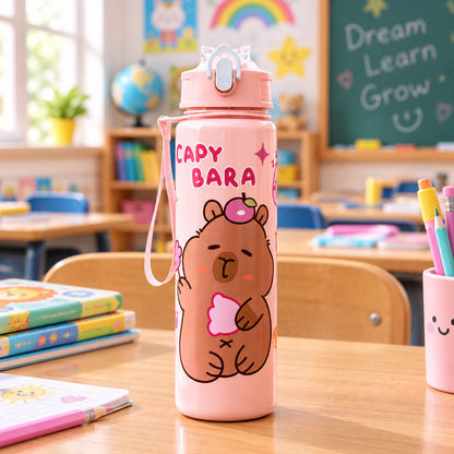 Capy Bara Cartoon Water Bottles