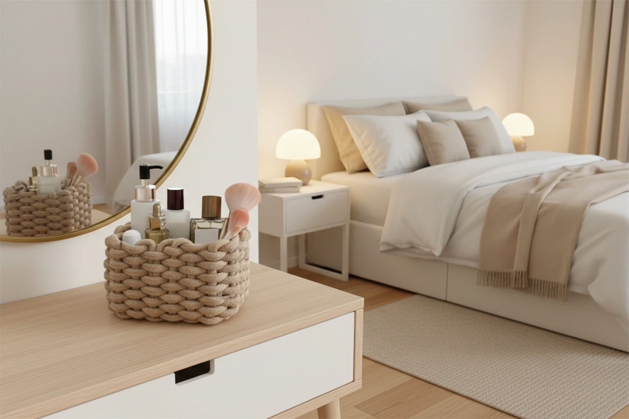 Handmade Cotton Organizer Baskets