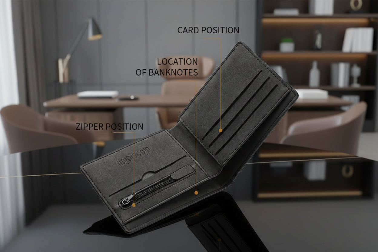 Simple Soft Leather Lightweight Wallets