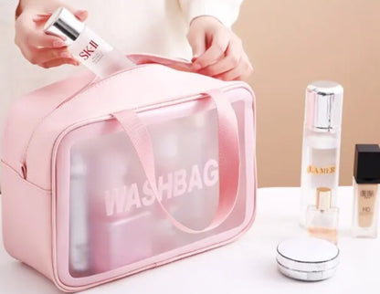 Portable Transparent Waterproof Cosmetic and Toiletry Bags
