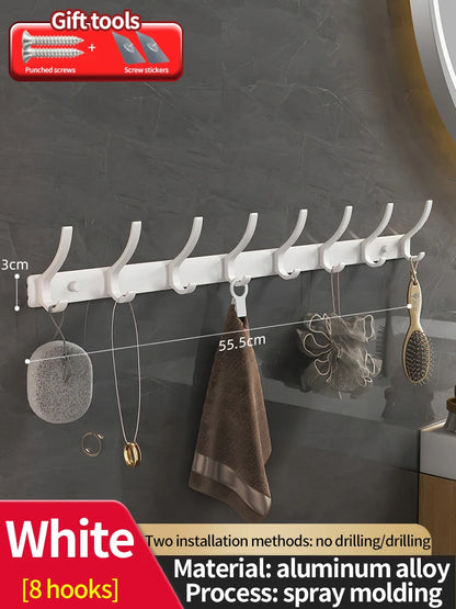 No Drill Behind Door Storage Hooks