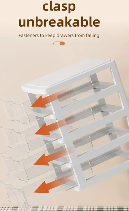 أدراج تخزين منزلية متعددة الطبقات