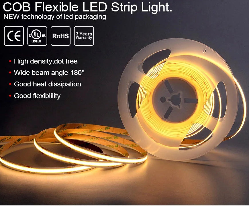 Listed COB LED Strip Light