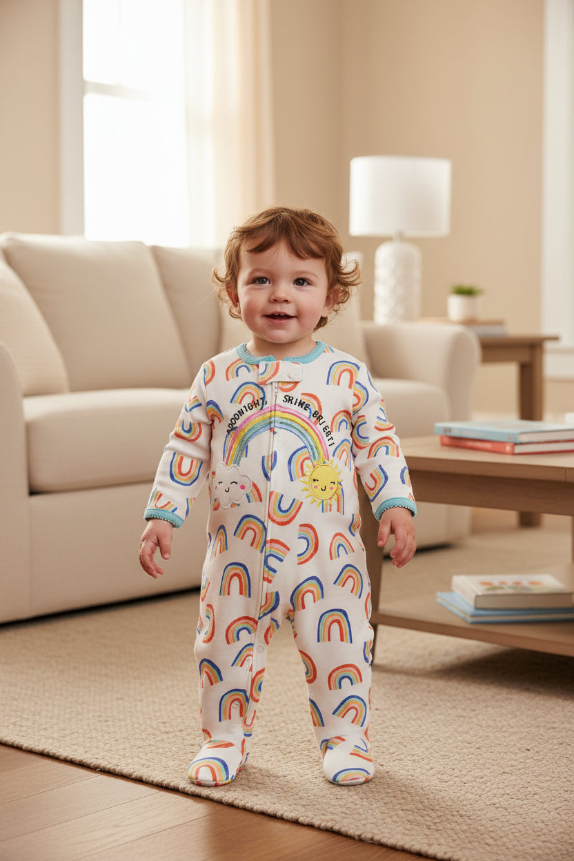 Cute Cotton Long Sleeve Rompers