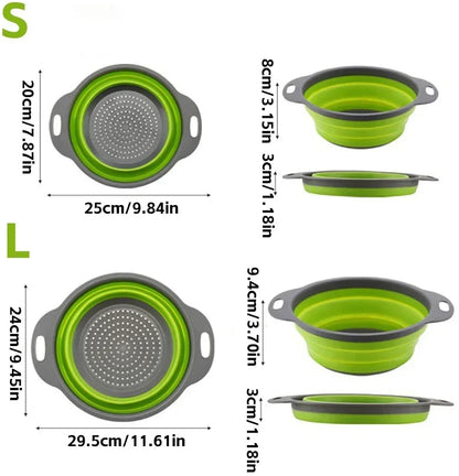 Silicone Foldable Fruits/Vegetables Baskets