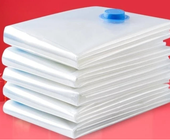 3/4/5Pcs Vacuum Storage Bags With Pump