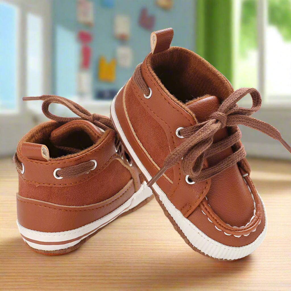 Babies First Walkers Brown Shoes