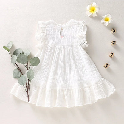 Baby Girl White Floral Dress