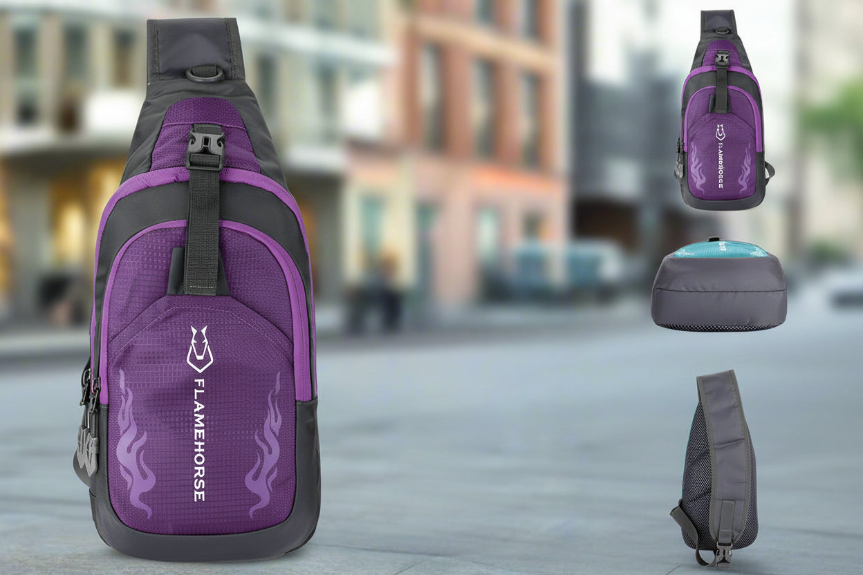 حقائب كروس خفيفة الوزن بتصميم اللهب