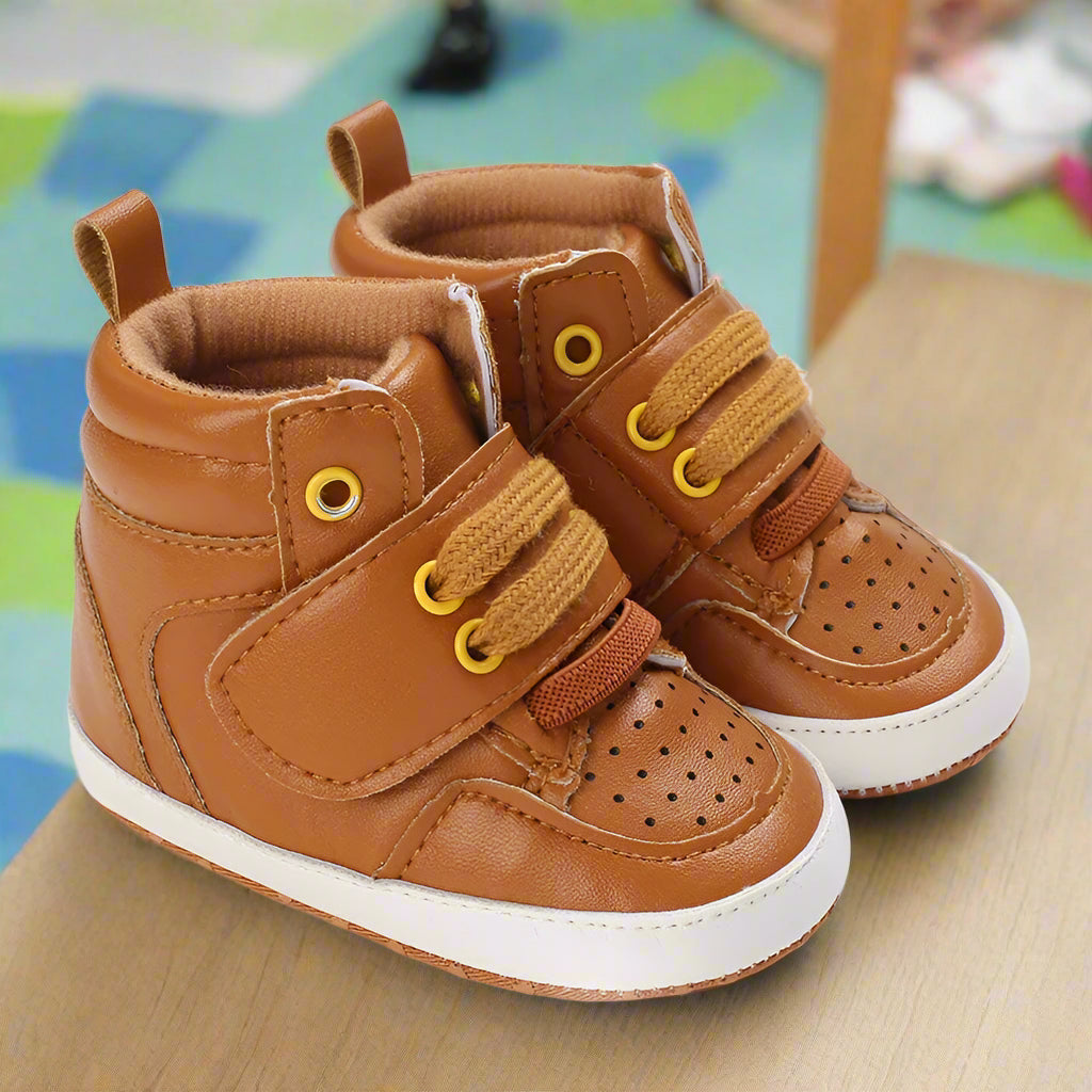 Babies First Walkers Brown Shoes