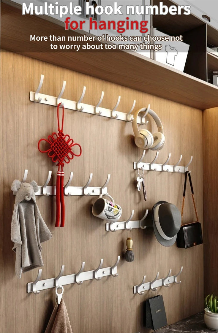 No Drill Behind Door Storage Hooks