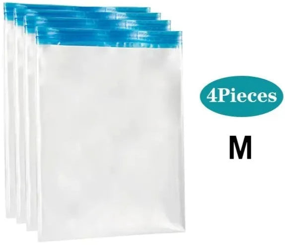 أكياس تخزين مضغوطة بتفريغ الهواء