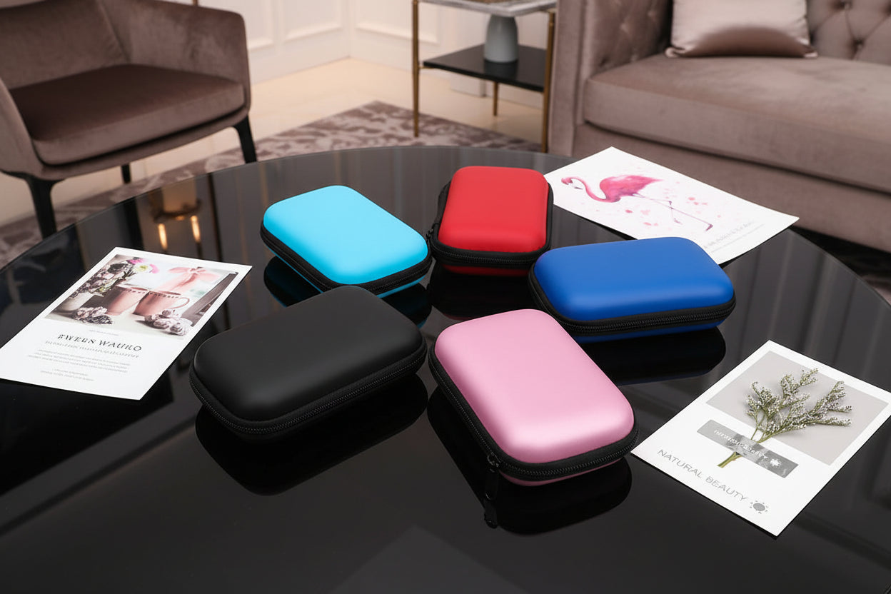 Colorful Travel Charging Cables Cases