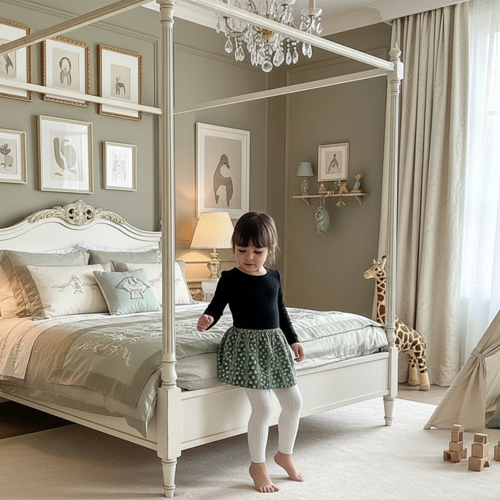 Collants en coton rayés pour enfants