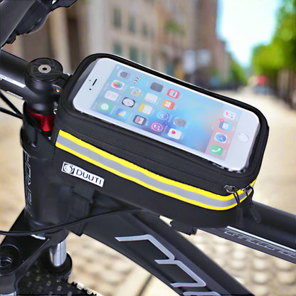 Sacoches avant de cadre avec écran tactile pour vélo