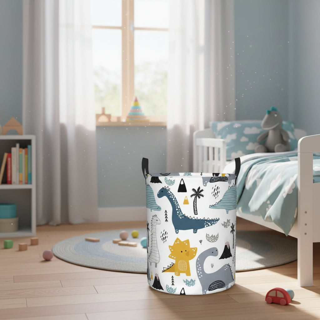 Cartoon Dinosaurs Laundry Large Capacity Baskets