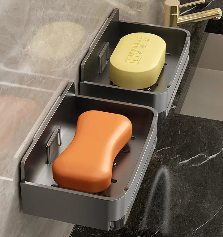 Bathroom Free-Punching Soap Holders