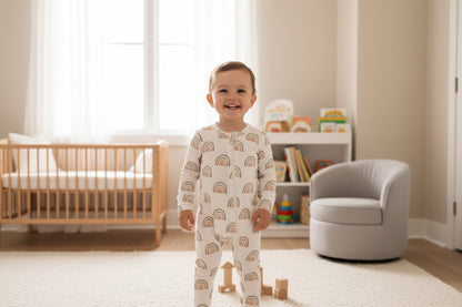 Soft and Breathable Long Sleeved Rompers