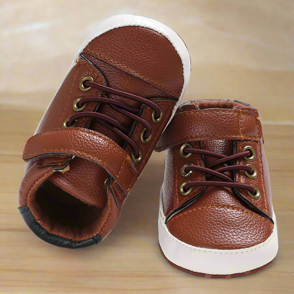 Babies First Walkers Brown Shoes