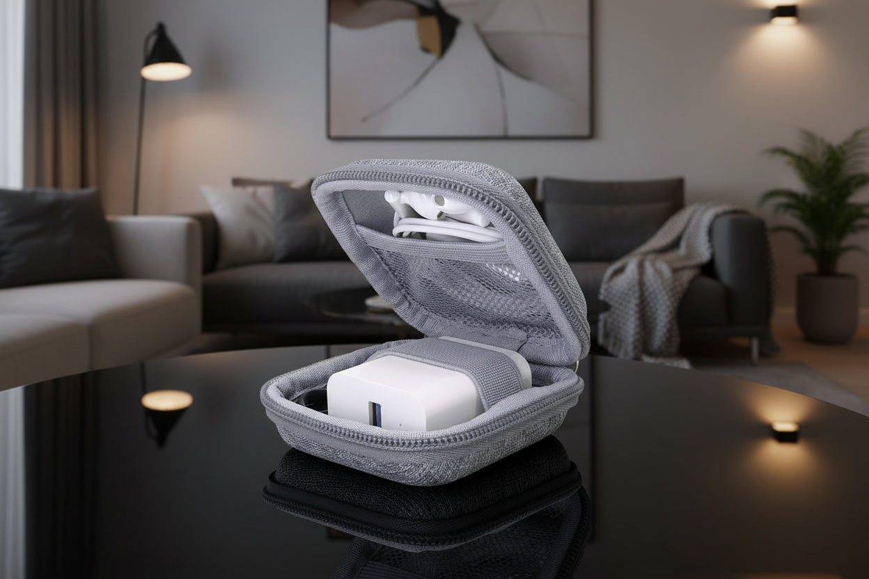 Portable Charging Cables Storage Cases
