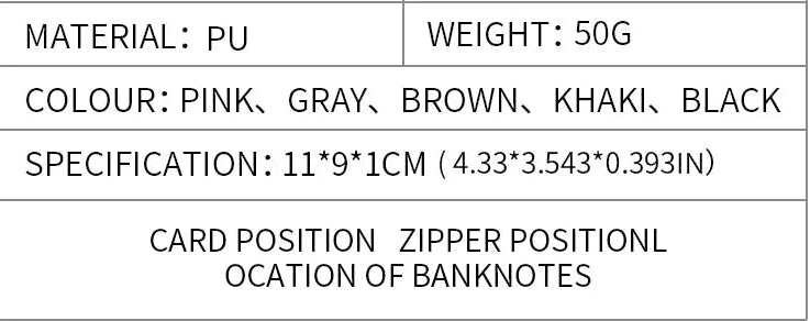 Simple Soft Leather Lightweight Wallets