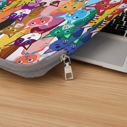 Cartoon Cat Pattern Laptop Bags