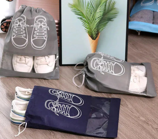 5Pcs Shoe Storage Bags With Straps