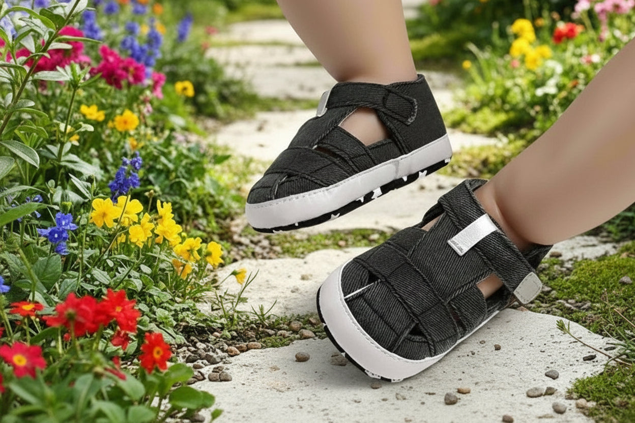 Breathable T-Tied First Walkers Sandals