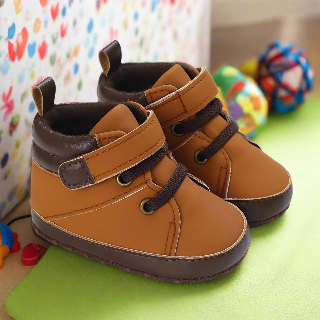 Babies First Walkers Brown Shoes