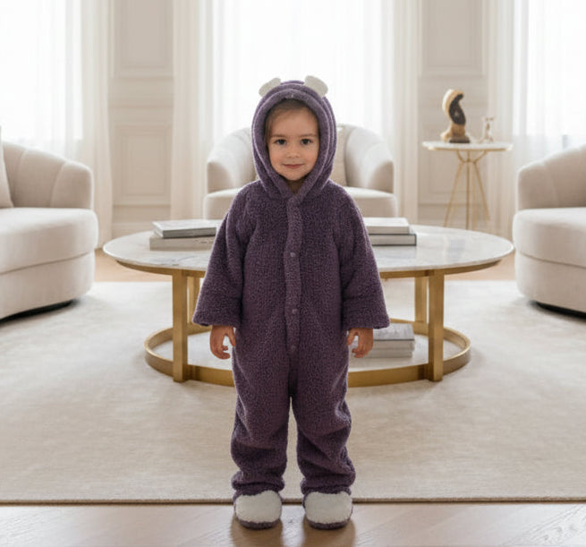 Bear Style Hooded Rompers