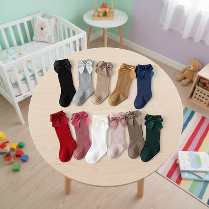 Toddler High Socks With Tie