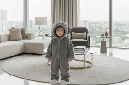 Bear Style Hooded Rompers