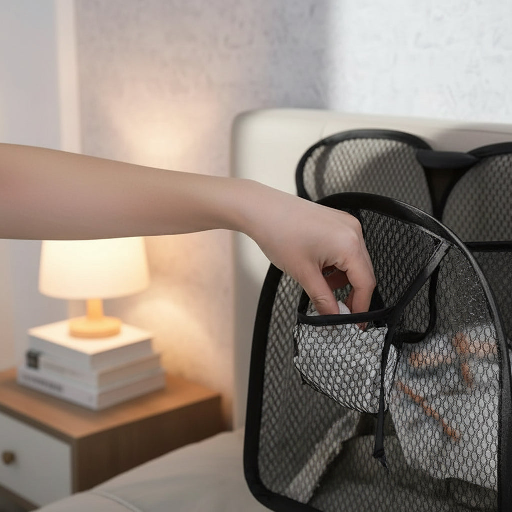 Collapsible Pop-up Mesh Laundry Baskets
