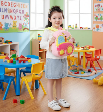 Engineering Vehicles Cartoon Kids Backpacks Bags